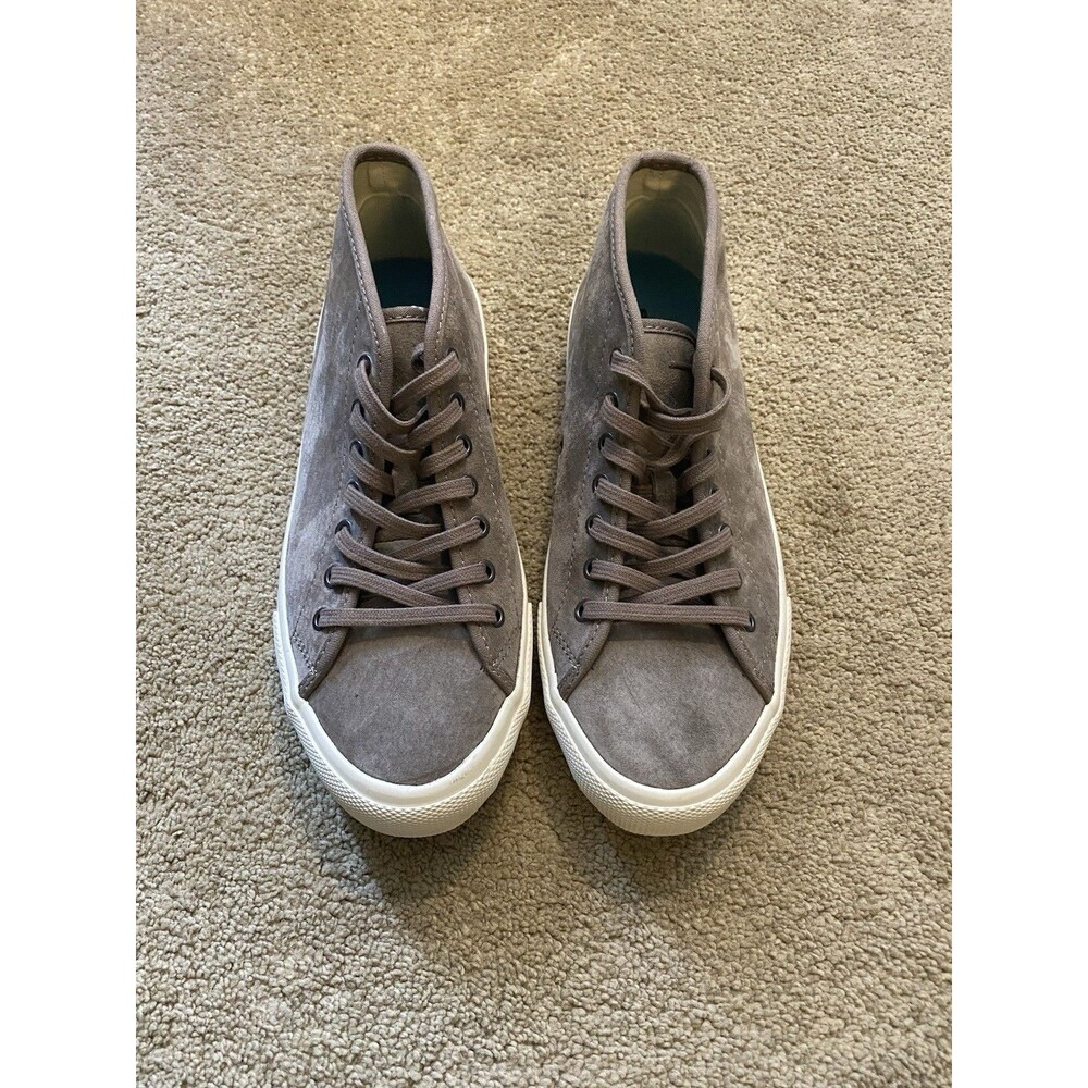 SeaVees California Special Shoes Gray Suede High Top Sneakers Women’s 8.5